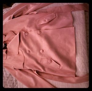 NWT M Pink Suede Jacket Forever 21 Contemporary